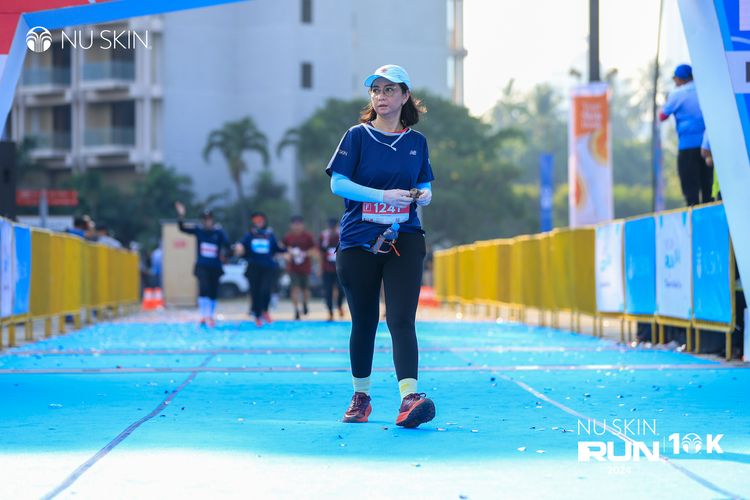 Race photo from Nu Skin Run 10K