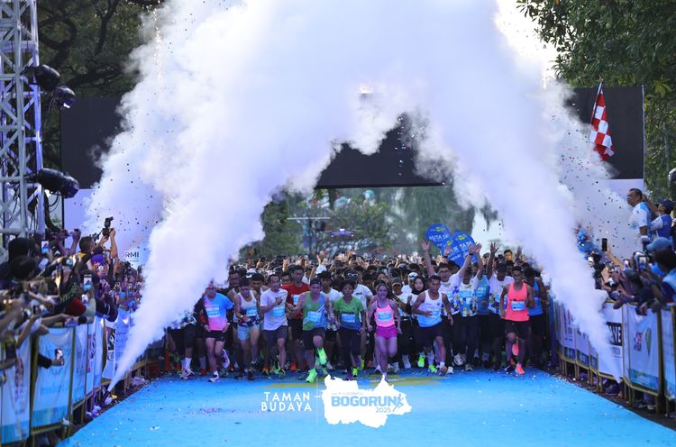 Race photo from Taman Budaya x BOGORUN 2025