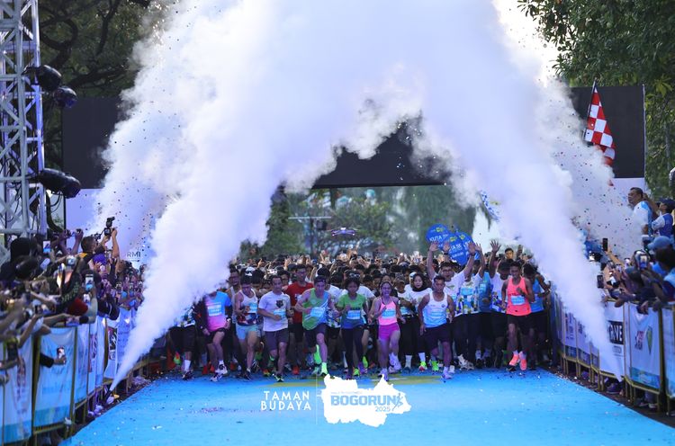 Race photo from Taman Budaya x BOGORUN 2025