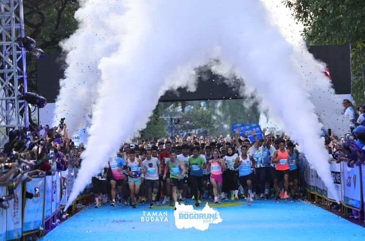 Race photo from Taman Budaya x BOGORUN 2025