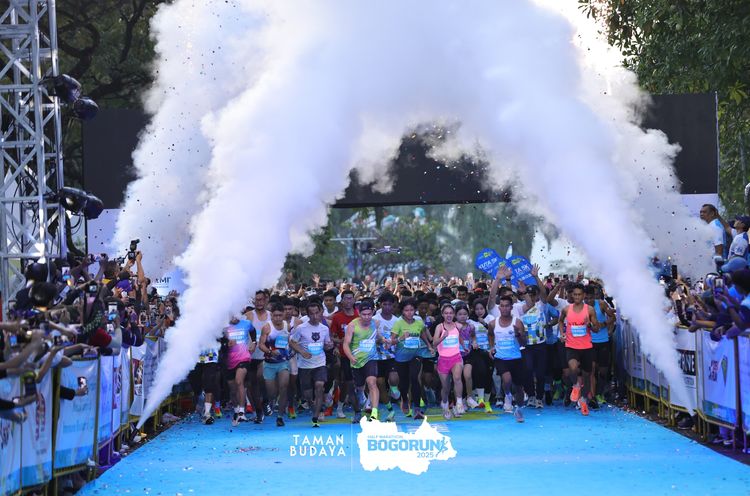 Race photo from Taman Budaya x BOGORUN 2025
