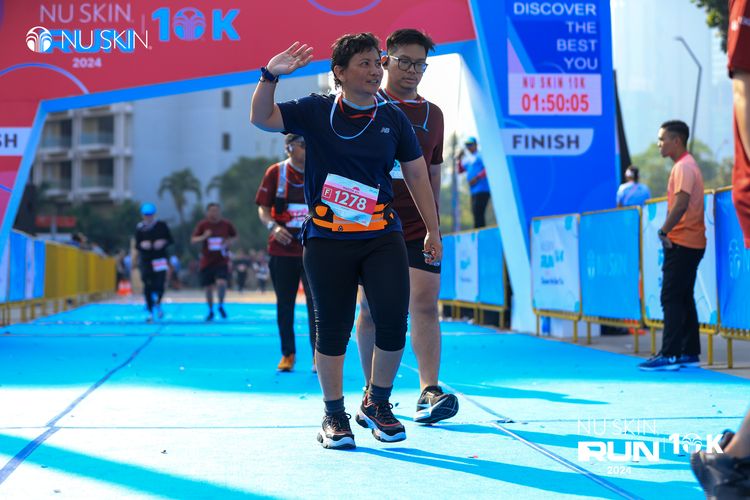 Race photo from Nu Skin Run 10K