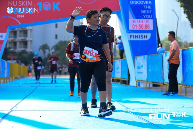 Race photo from Nu Skin Run 10K