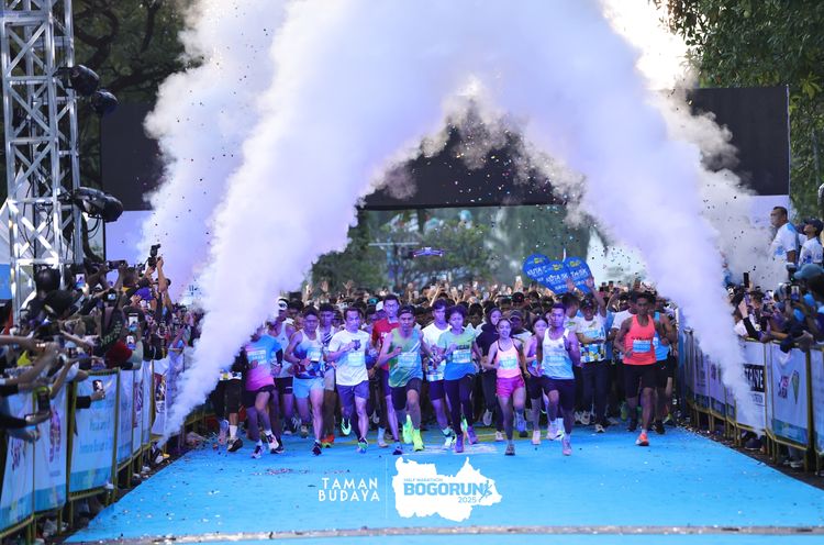 Race photo from Taman Budaya x BOGORUN 2025