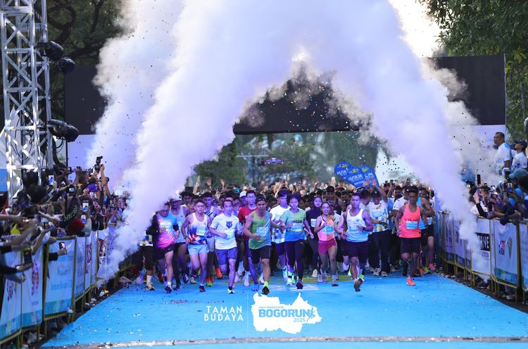 Race photo from Taman Budaya x BOGORUN 2025