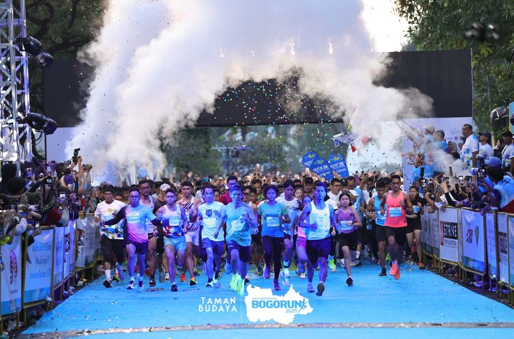 Race photo from Taman Budaya x BOGORUN 2025