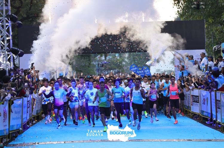 Race photo from Taman Budaya x BOGORUN 2025