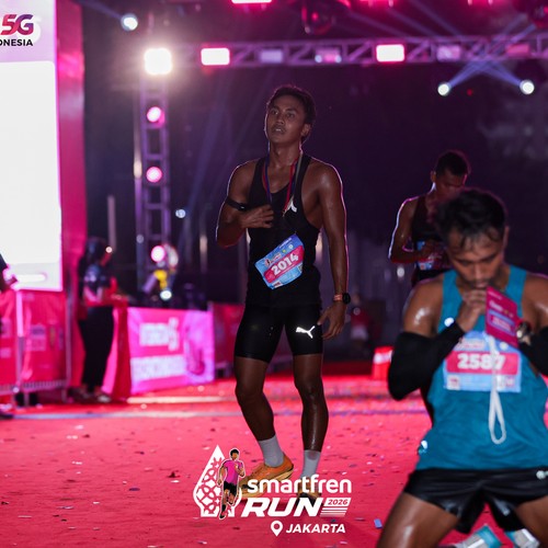 Race photo from SMARTFREN RUN 2026