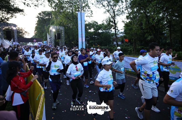 Race photo from Taman Budaya x BOGORUN 2025