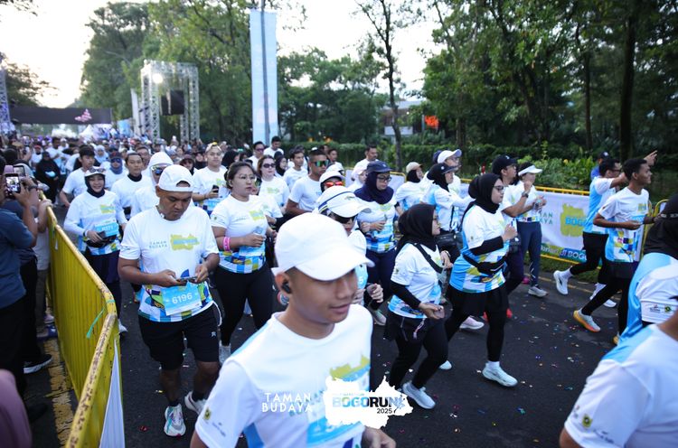 Race photo from Taman Budaya x BOGORUN 2025
