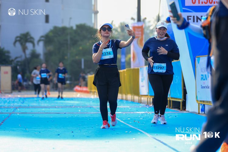 Race photo from Nu Skin Run 10K