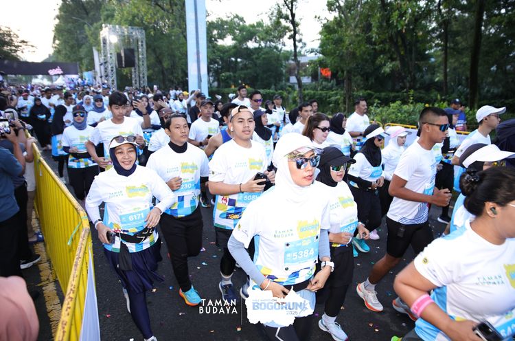 Race photo from Taman Budaya x BOGORUN 2025