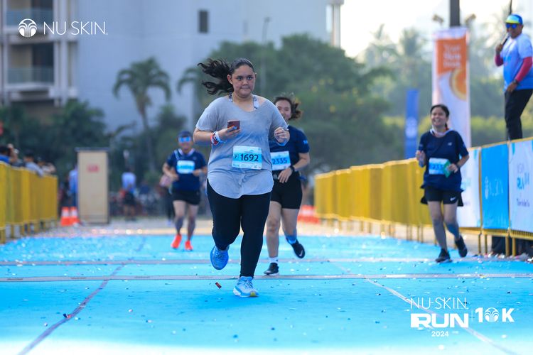 Race photo from Nu Skin Run 10K