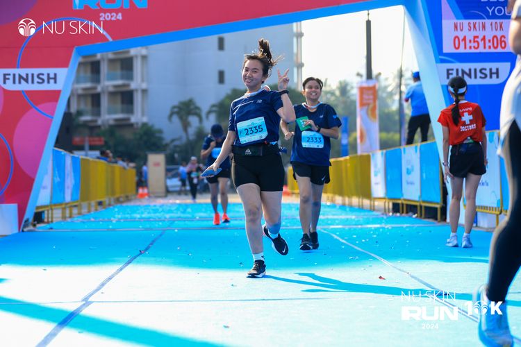 Race photo from Nu Skin Run 10K