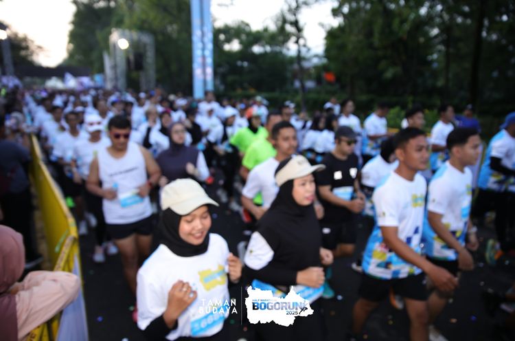 Race photo from Taman Budaya x BOGORUN 2025