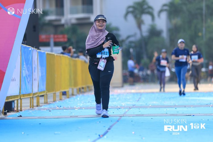 Race photo from Nu Skin Run 10K