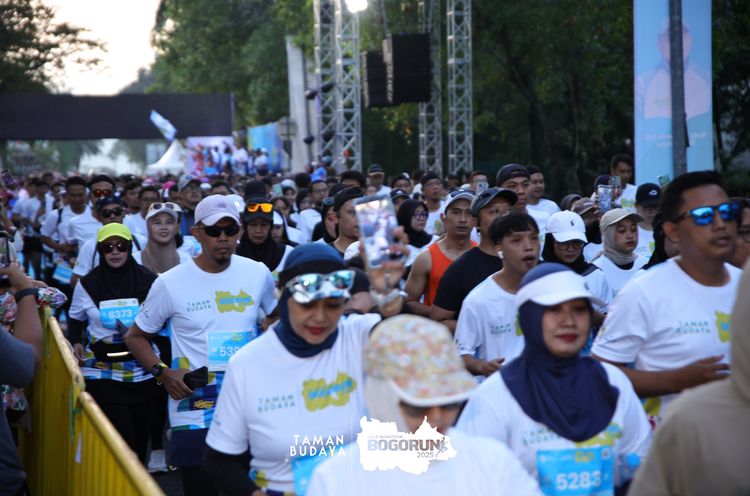 Race photo from Taman Budaya x BOGORUN 2025