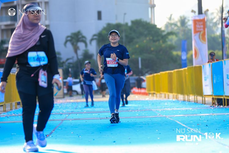 Race photo from Nu Skin Run 10K