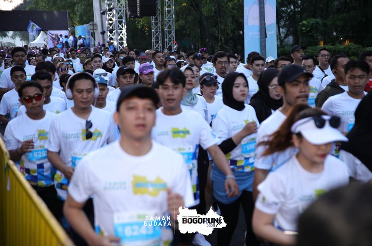 Race photo from Taman Budaya x BOGORUN 2025