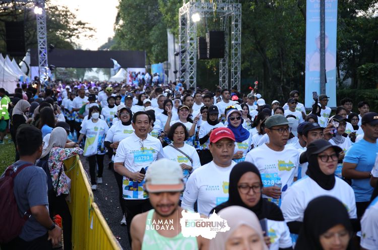 Race photo from Taman Budaya x BOGORUN 2025