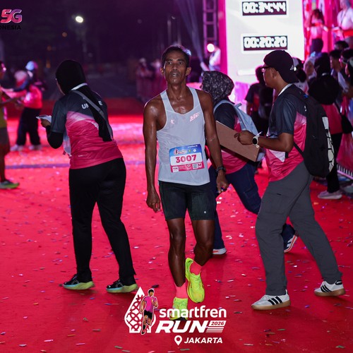 Race photo from SMARTFREN RUN 2026
