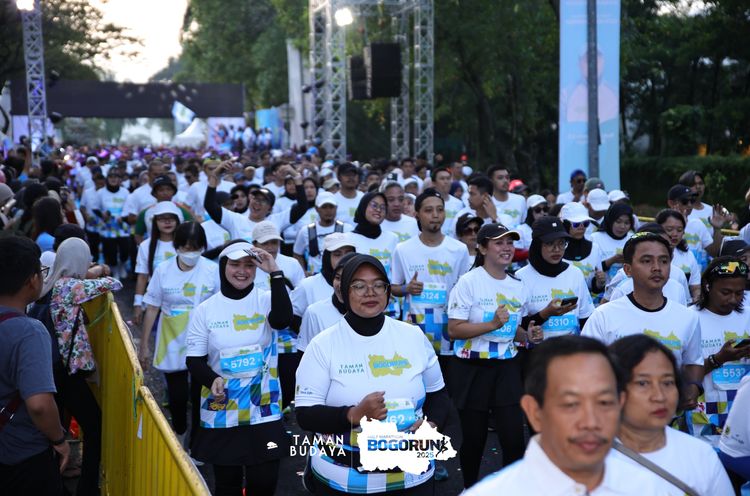 Race photo from Taman Budaya x BOGORUN 2025