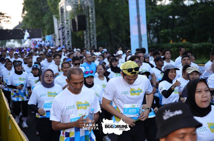 Race photo from Taman Budaya x BOGORUN 2025