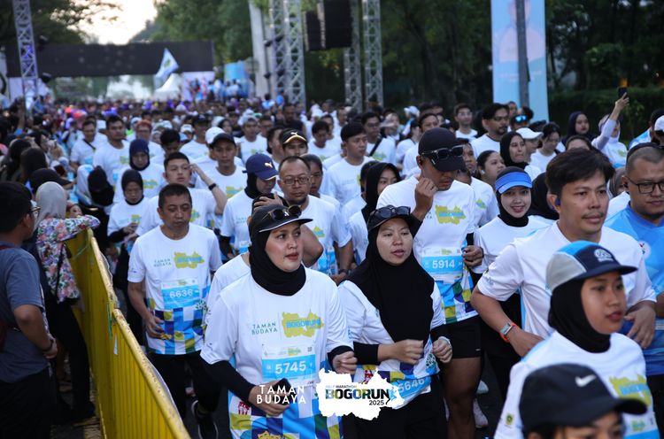 Race photo from Taman Budaya x BOGORUN 2025