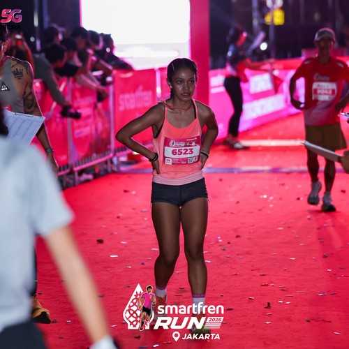 Race photo from SMARTFREN RUN 2026