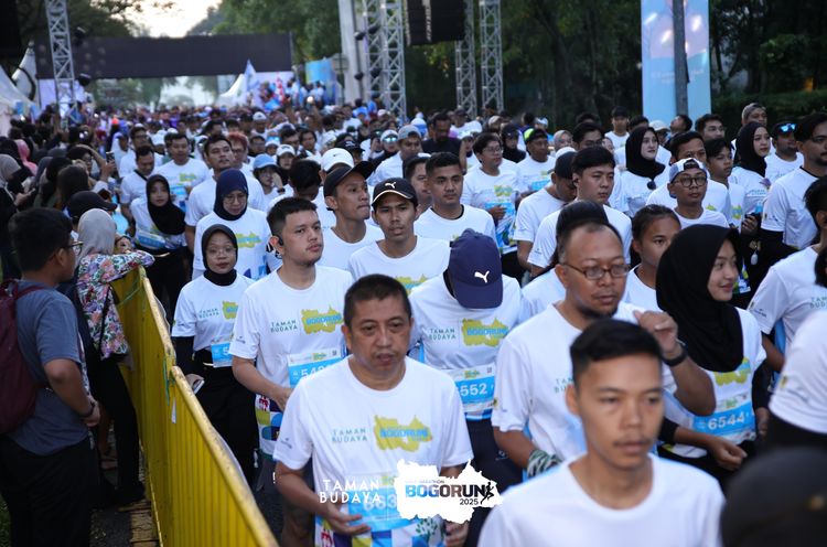 Race photo from Taman Budaya x BOGORUN 2025