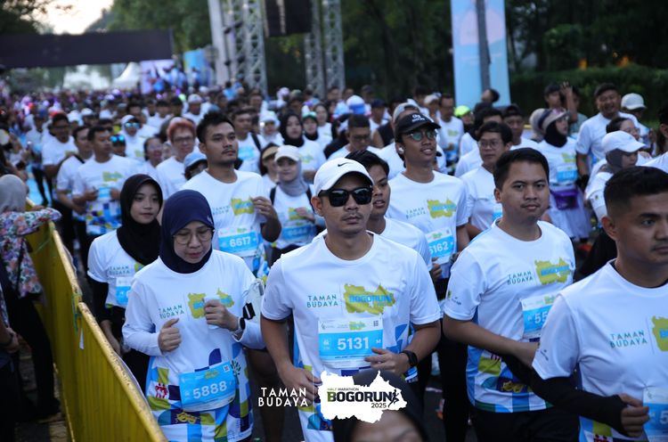 Race photo from Taman Budaya x BOGORUN 2025