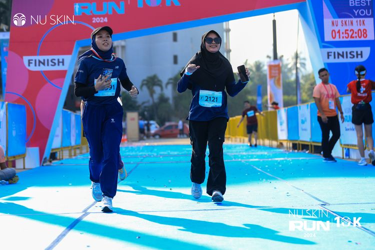 Race photo from Nu Skin Run 10K
