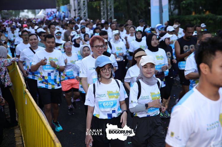 Race photo from Taman Budaya x BOGORUN 2025