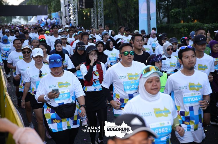 Race photo from Taman Budaya x BOGORUN 2025