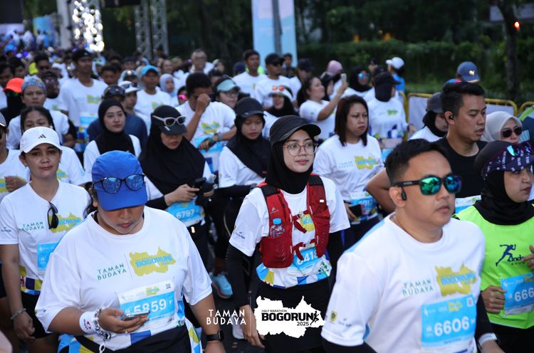 Race photo from Taman Budaya x BOGORUN 2025