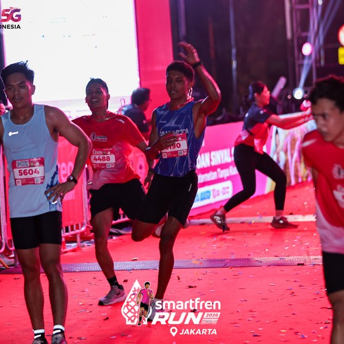 Race photo from SMARTFREN RUN 2026