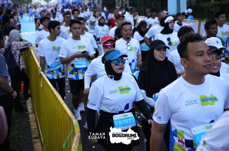 Race photo from Taman Budaya x BOGORUN 2025