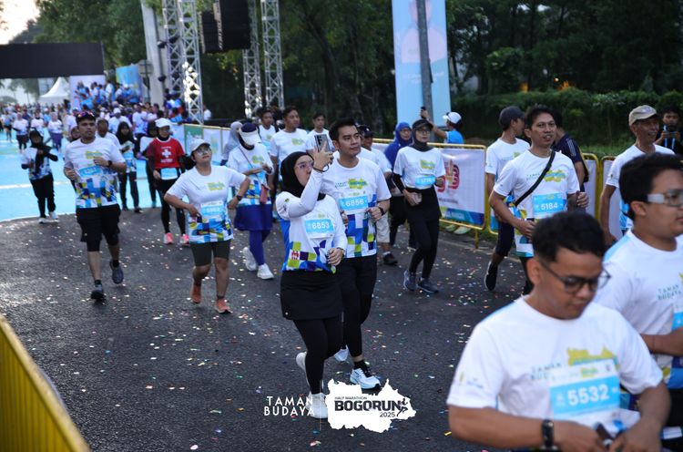 Race photo from Taman Budaya x BOGORUN 2025
