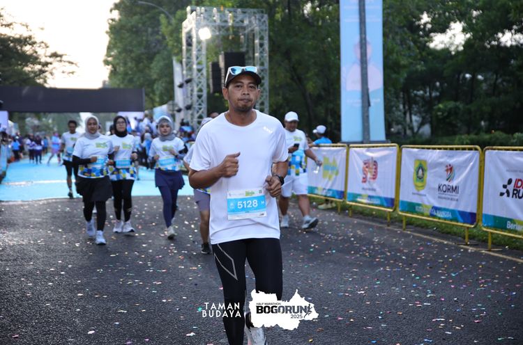 Race photo from Taman Budaya x BOGORUN 2025