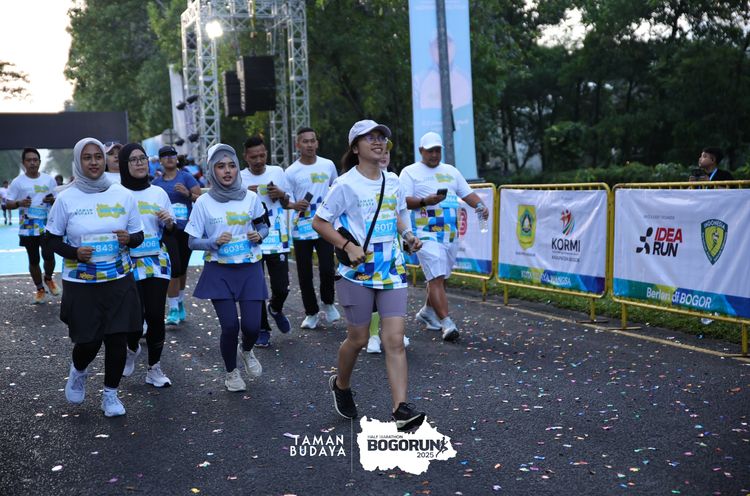 Race photo from Taman Budaya x BOGORUN 2025