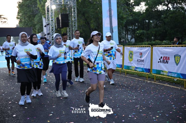 Race photo from Taman Budaya x BOGORUN 2025
