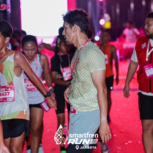 Race photo from SMARTFREN RUN 2026
