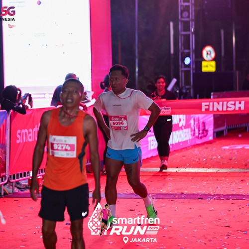 Race photo from SMARTFREN RUN 2026