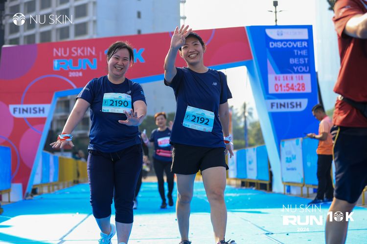 Race photo from Nu Skin Run 10K