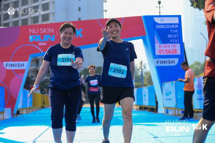Race photo from Nu Skin Run 10K