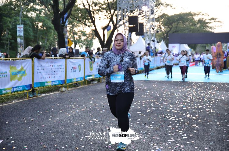 Race photo from Taman Budaya x BOGORUN 2025