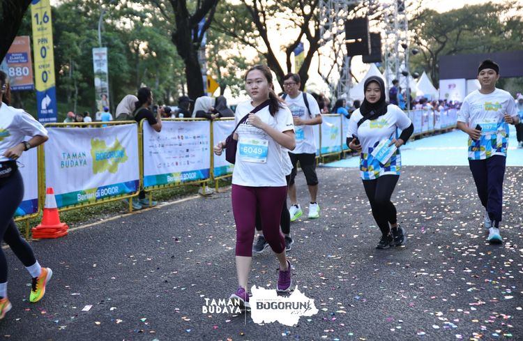 Race photo from Taman Budaya x BOGORUN 2025