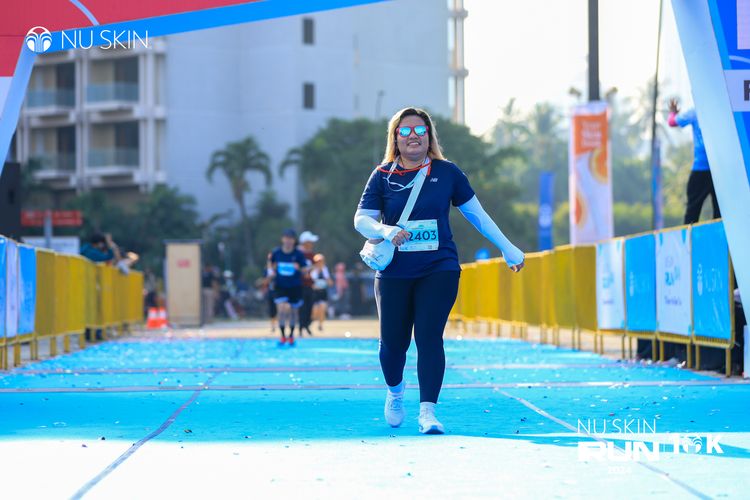 Race photo from Nu Skin Run 10K