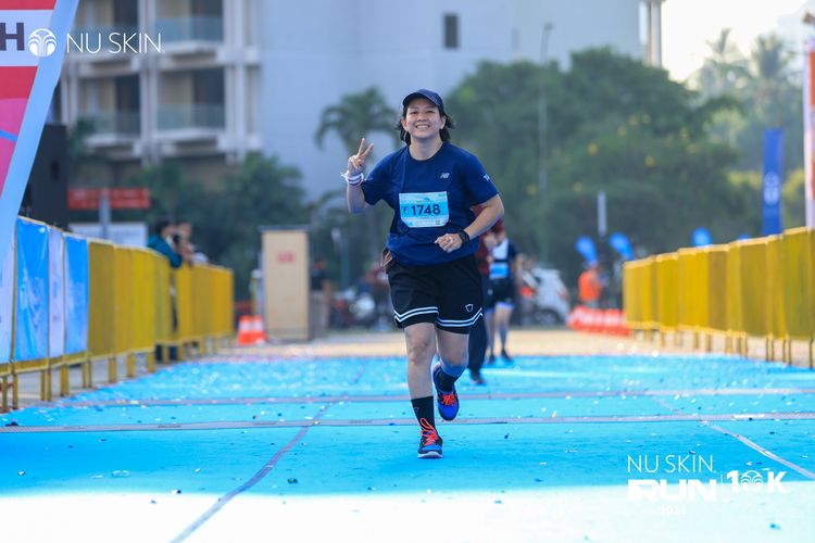 Race photo from Nu Skin Run 10K