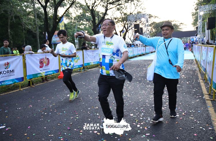 Race photo from Taman Budaya x BOGORUN 2025